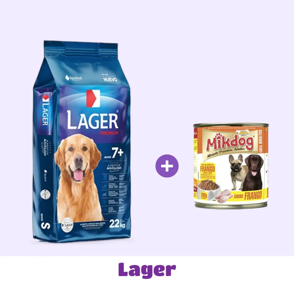 LAGER SENIOR 22 KG + PATÉ DE 🎁