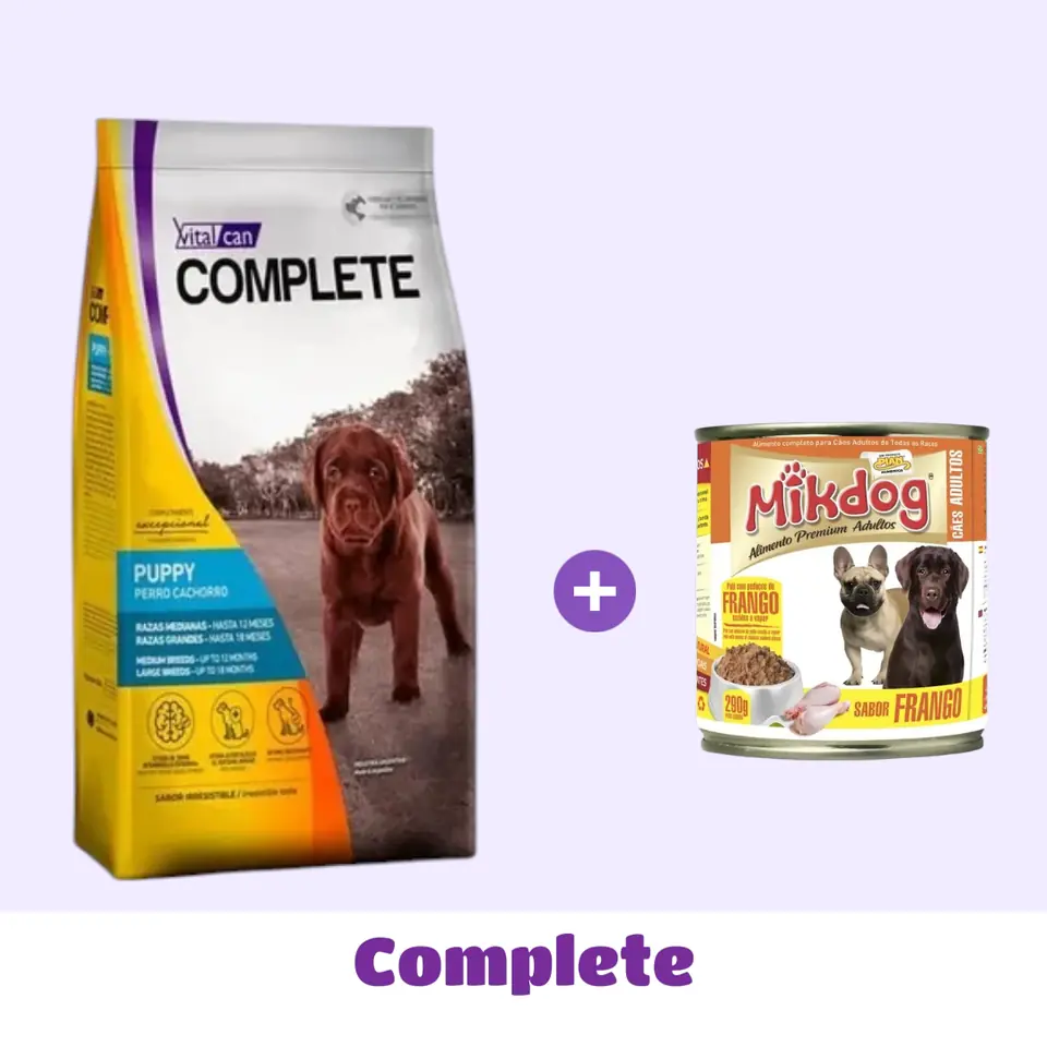 COMPLETE CACHORRO 20 KG +PATÉ 🎁