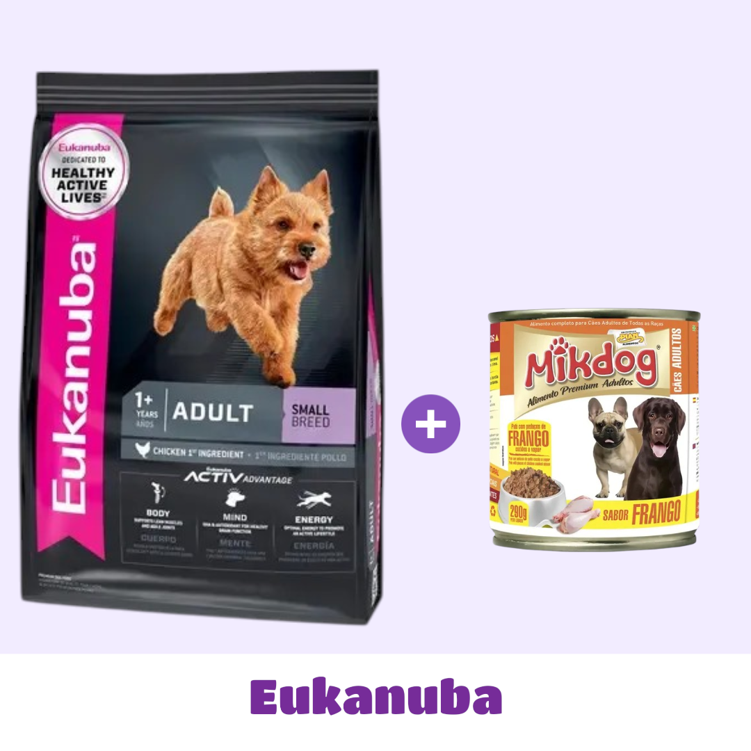 EUKANUBA RAZAS PEQUEÑAS 7,5 + PATÉ DE 🎁