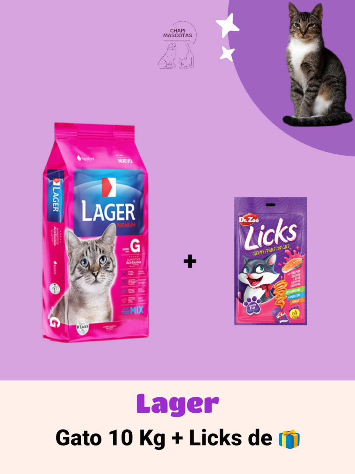 LAGER GATO 10 KG