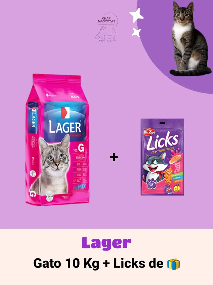 LAGER GATO 10 KG