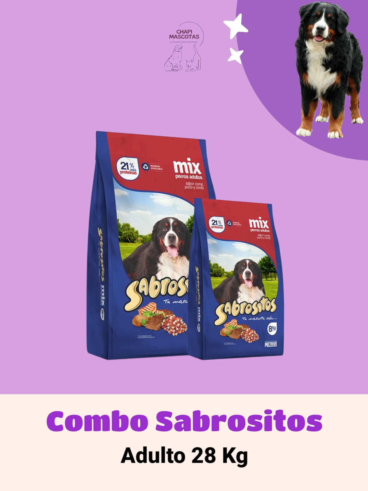 COMBO SABROSITOS 20+ 8 KG