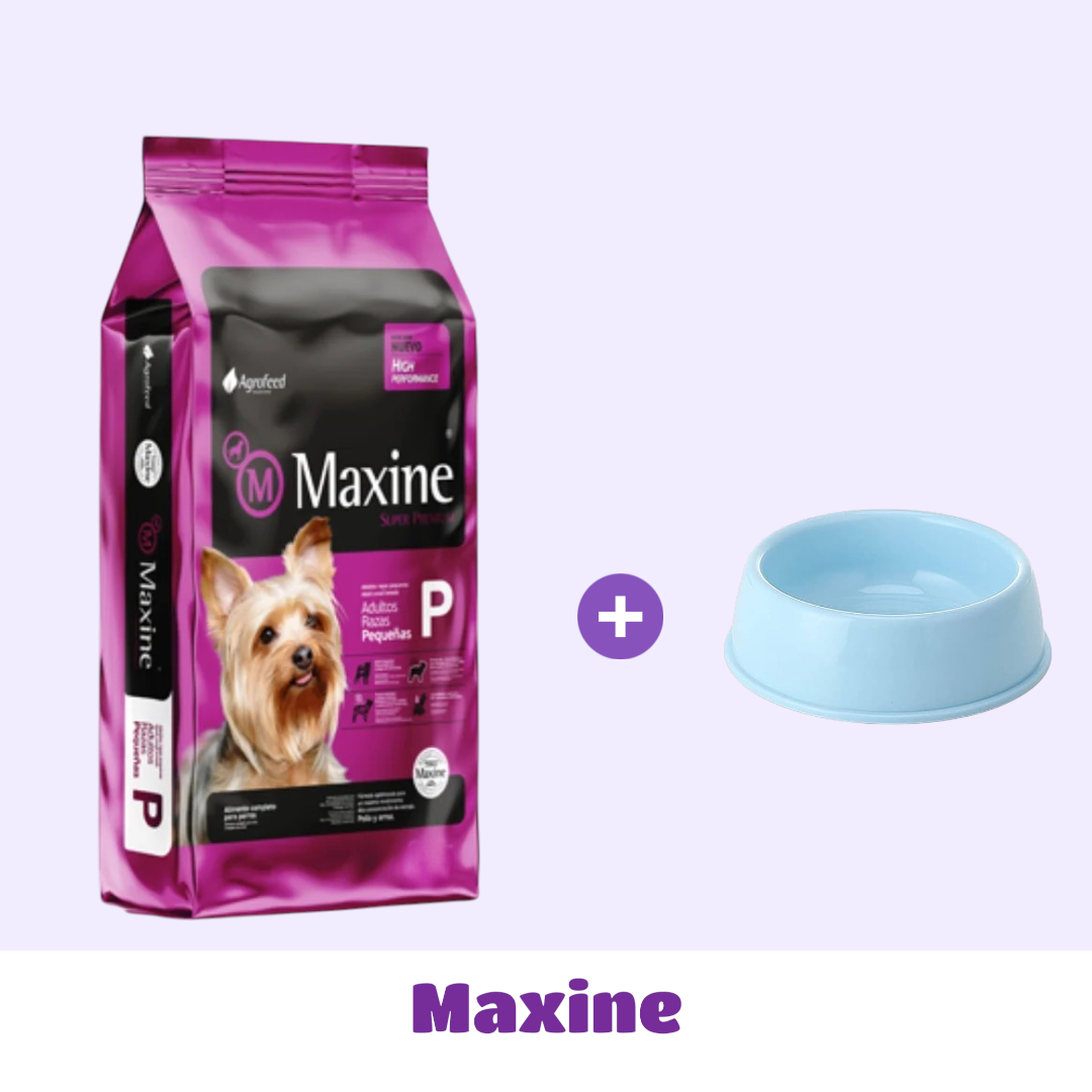 MAXINE ADULTO RAZA PEQUEÑA 7,5 KG + PLATO
