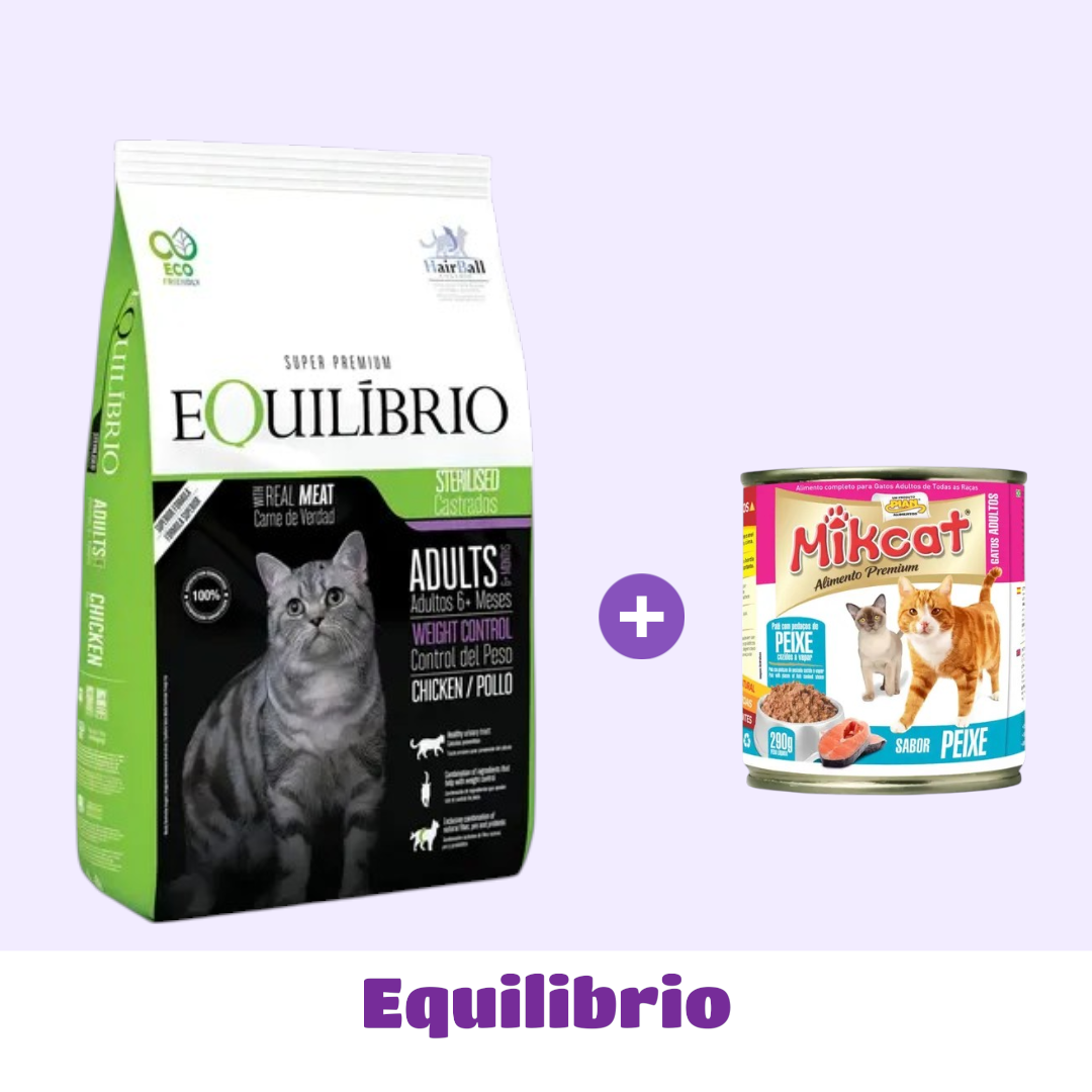 EQUILIBRIO GATO CASTRADO 7,5 KG