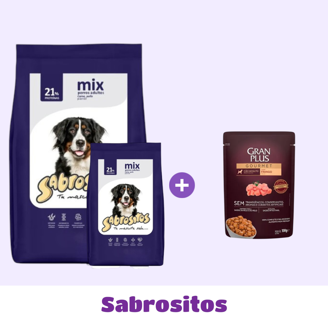 COMBO SABROSITOS 20 + 8 KG + SNACK DE 🎁