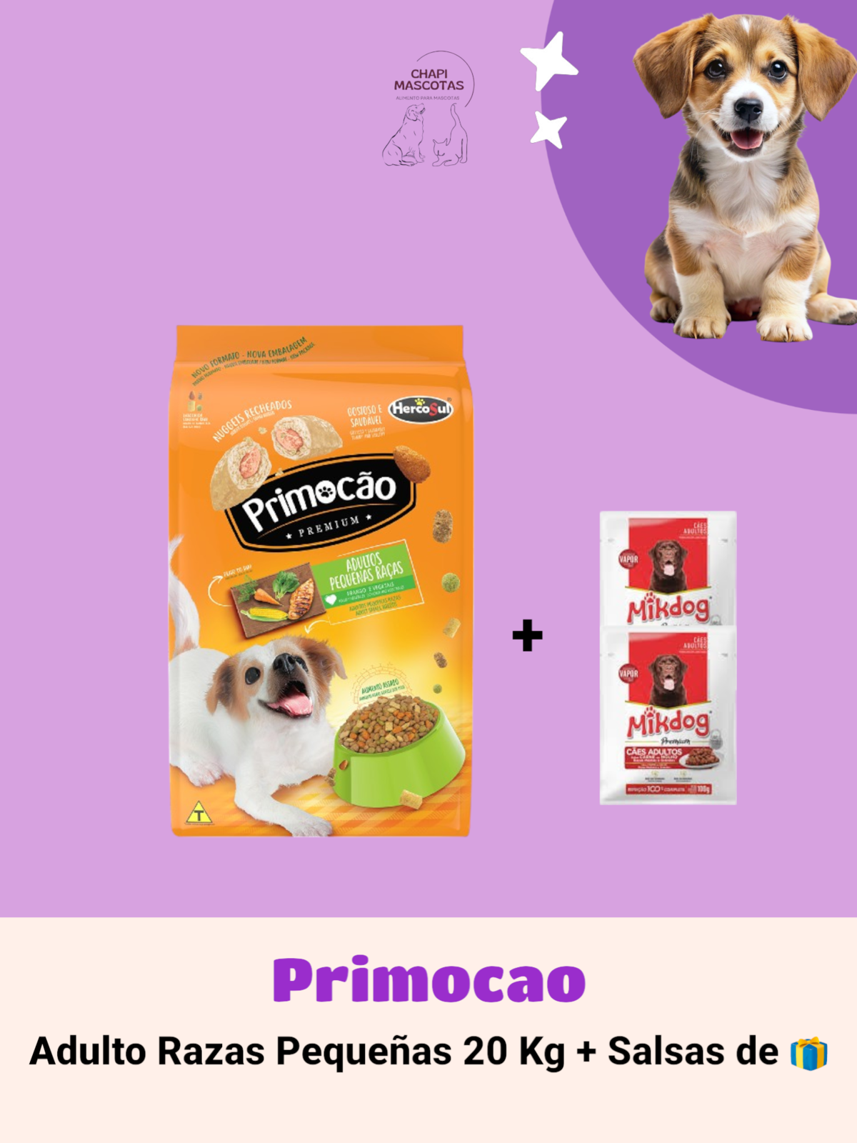 PRIMOCAO RAZA PEQUEÑA 20 KG