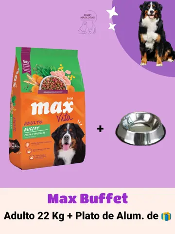 MAX BUFFET 20+2 ADULTO KG