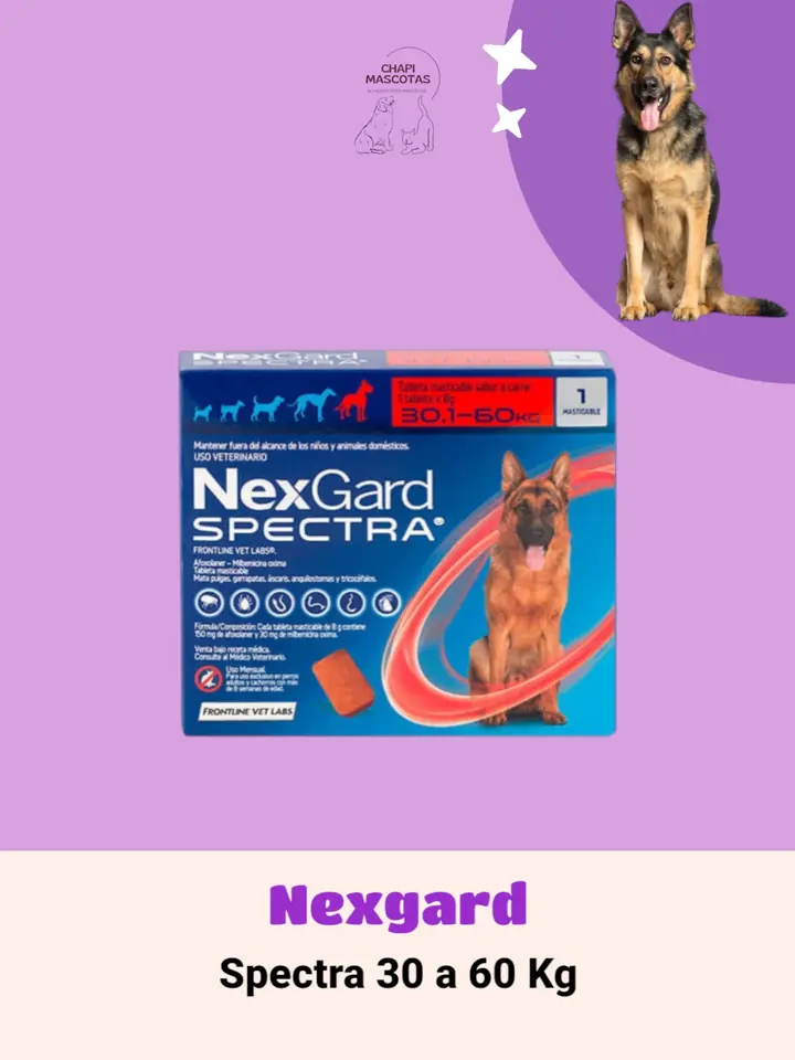 NEXGARD SPECTRA 30 A 60 KG