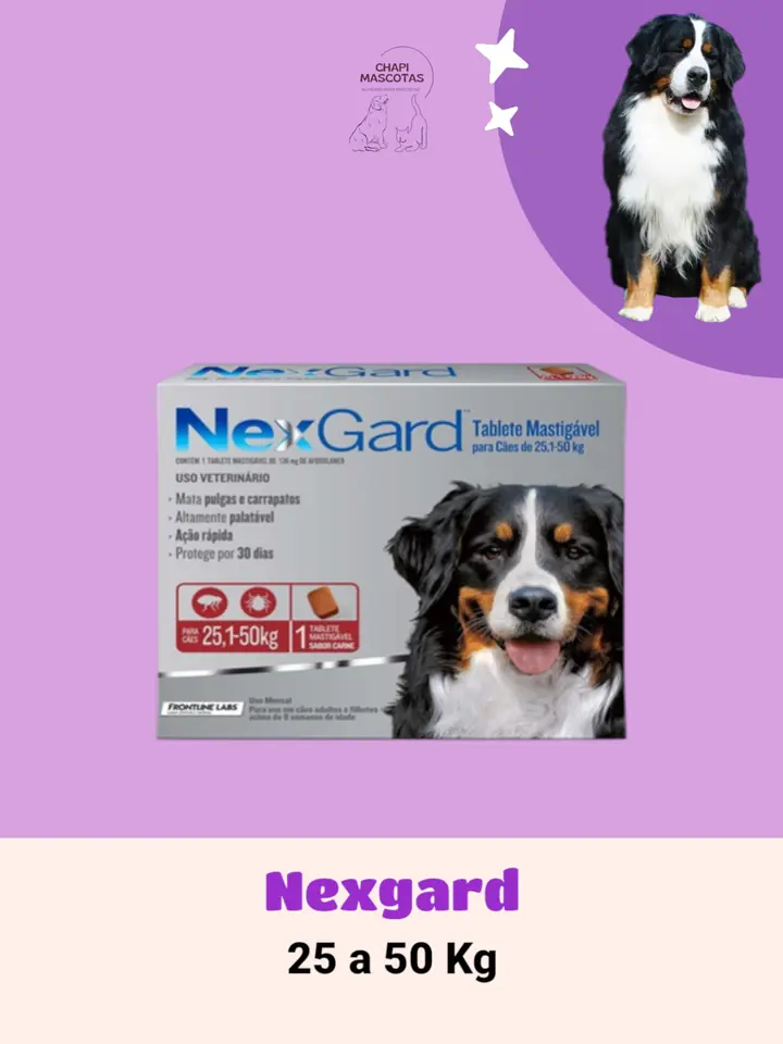NEXGARD 25 A 50 KG