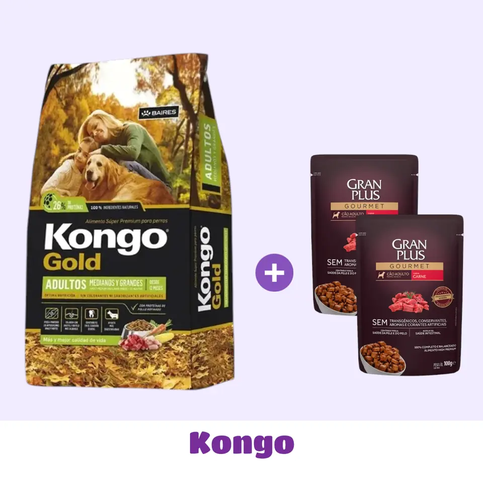 KONGO GOLD 24 KG + SALSA DE 🎁