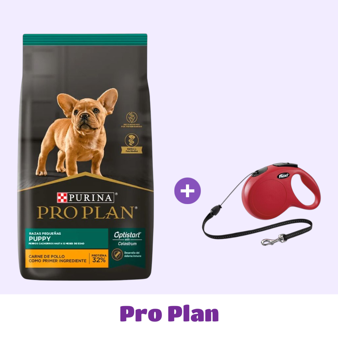 PRO PLAN RAZAS PEQUEÑAS 7,5 KG + CORREA 🎁