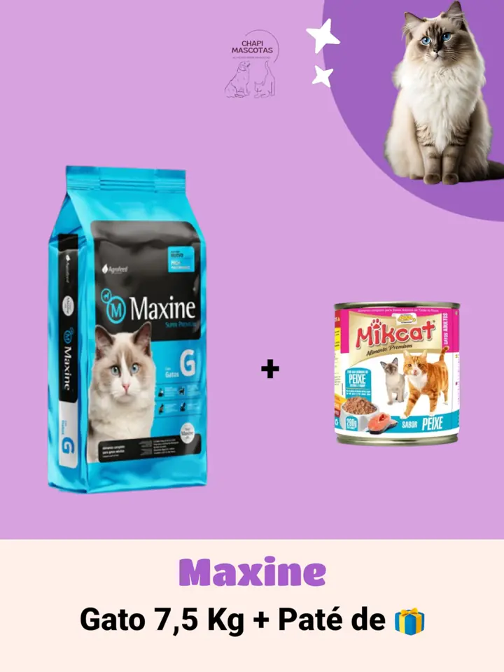 MAXINE GATO 7,5 KG + PATÉ DE 🎁