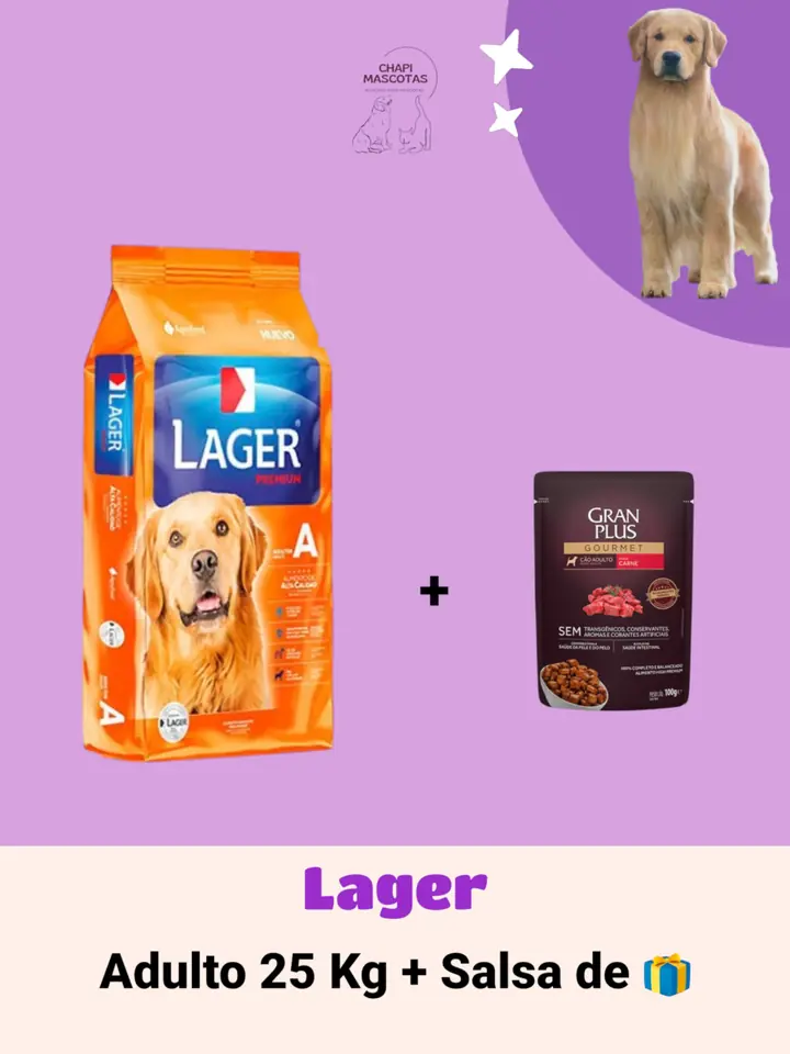 LAGER 25 KG + SALSA DE 🎁