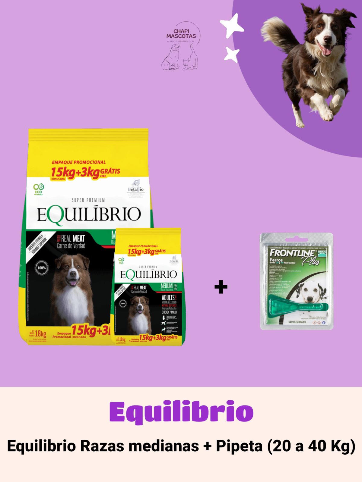 EQUILIBRIO ADULTO 15+3 KG + PIPETA