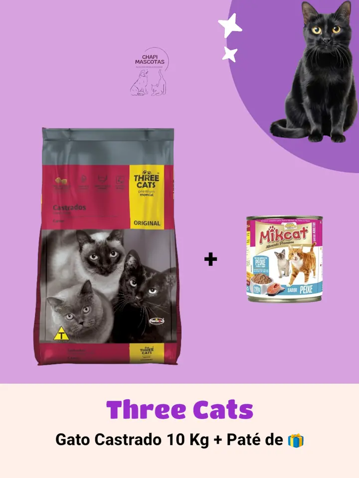 THREECATS CASTRADOS ORIGINAL 10 KG