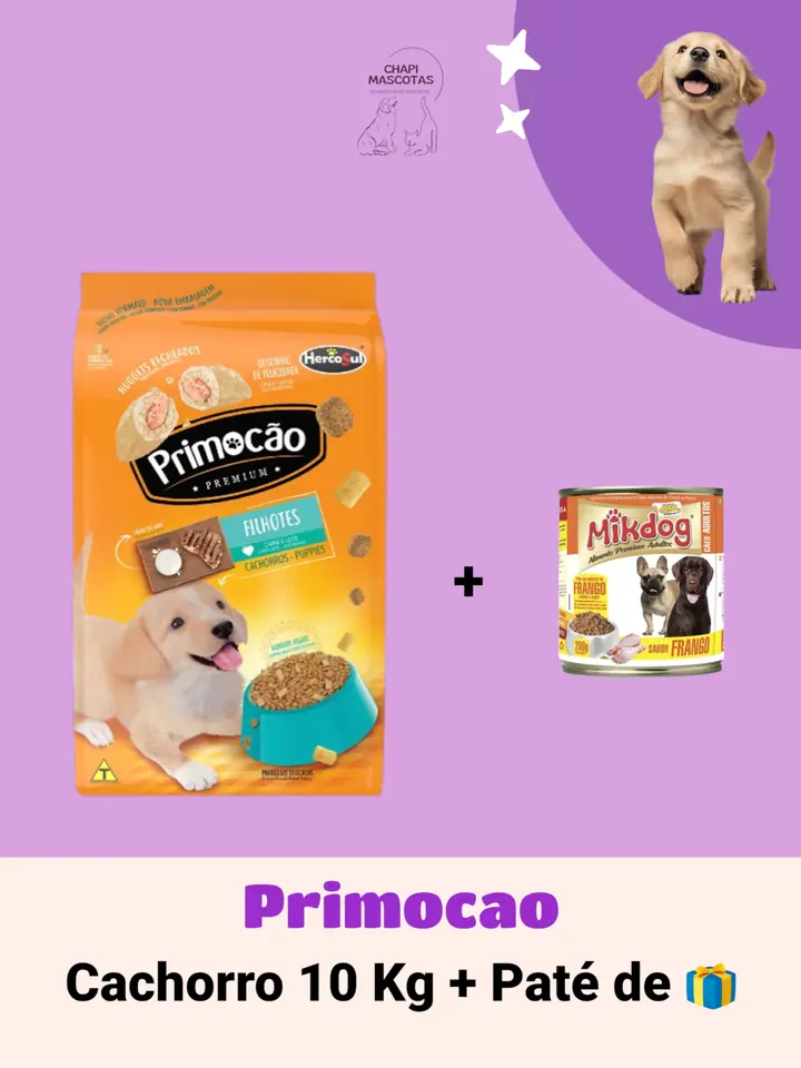 PRIMOCAO CACHORRO 10 KG
