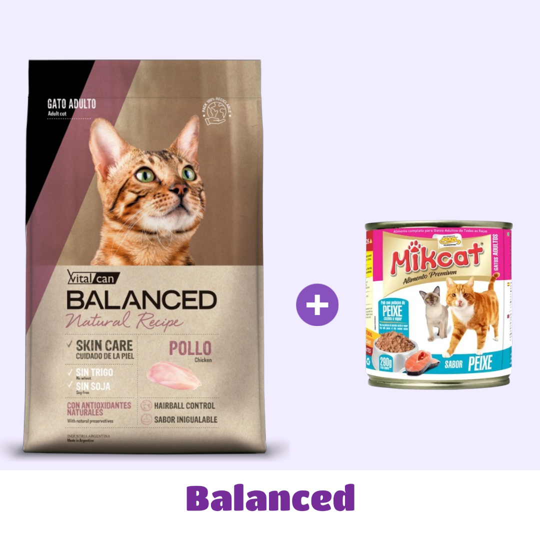 BALANCED GATO ( POLLO ) 7.5 KG + PATÉ DE 🎁
