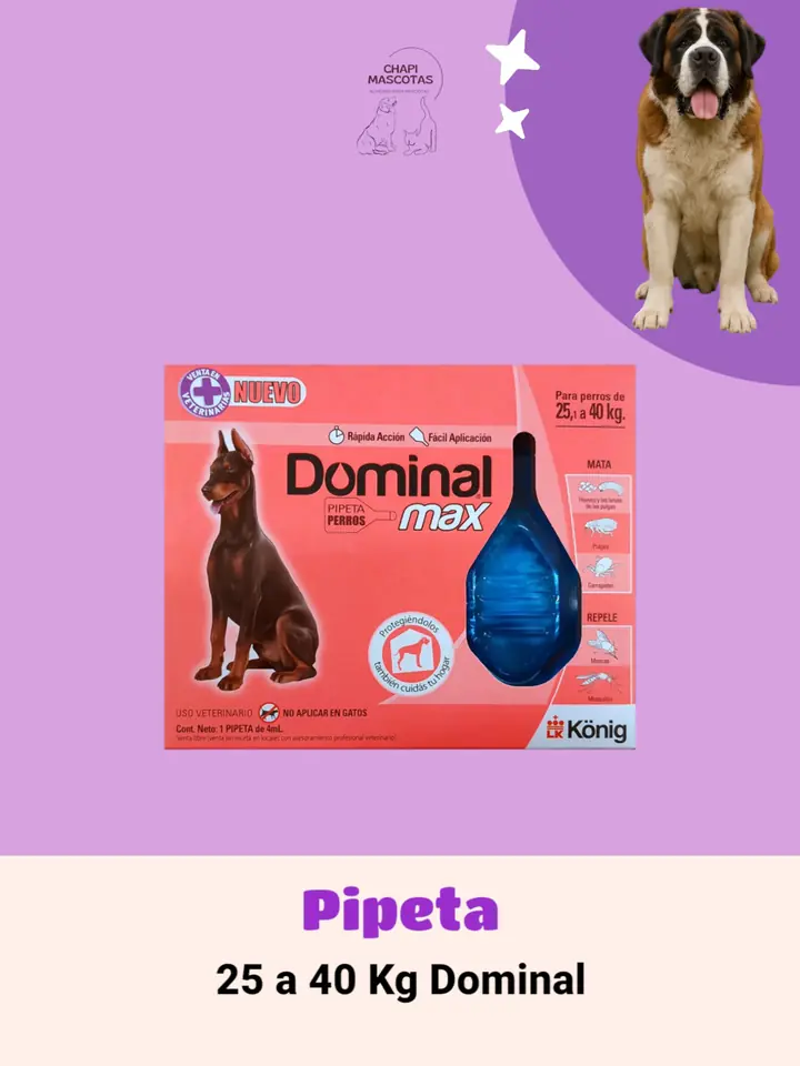 PIPETA 25 A 40 KG DOMINAL