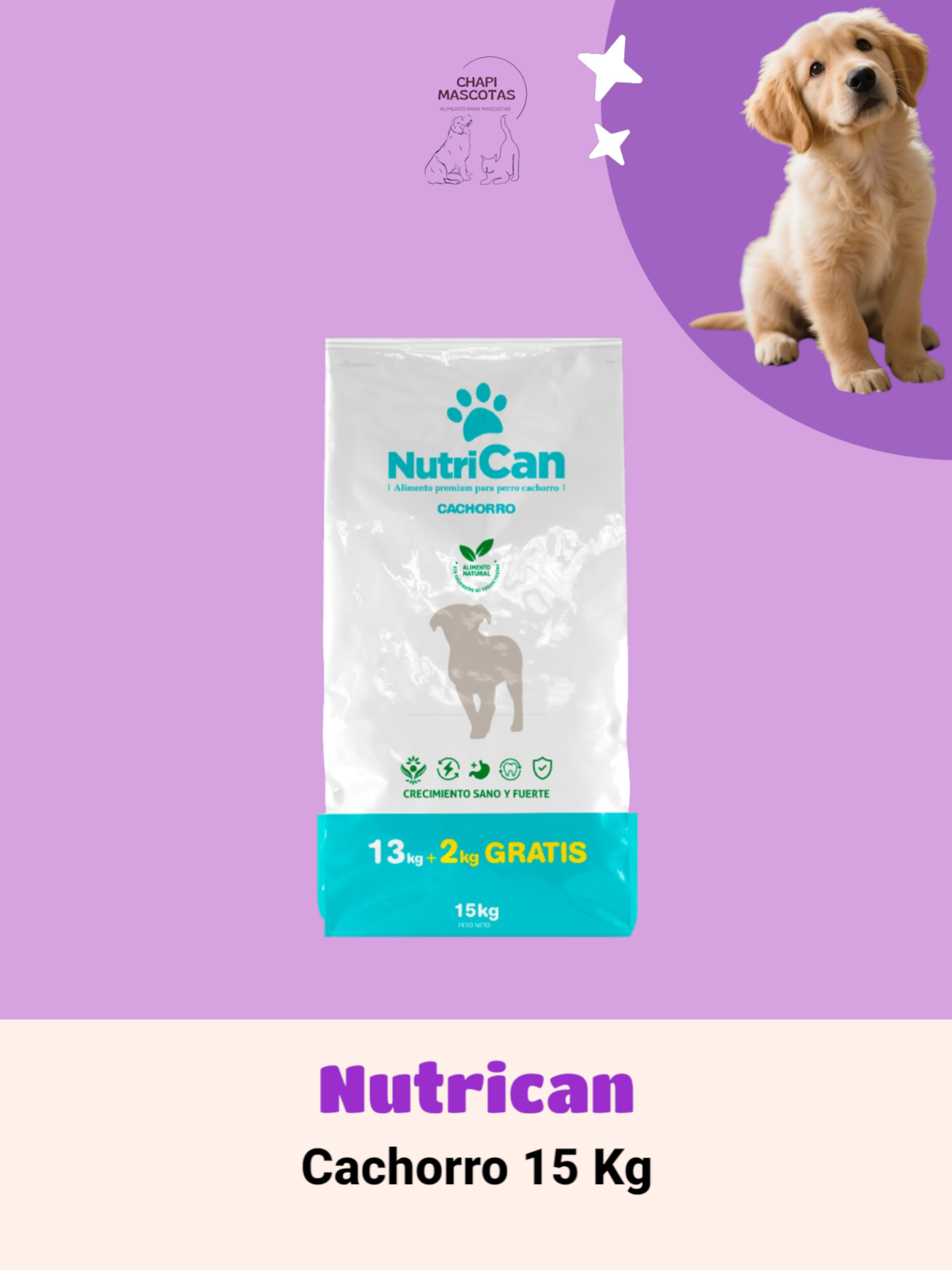 NUTRICAN CACHORRO 13+2 KG