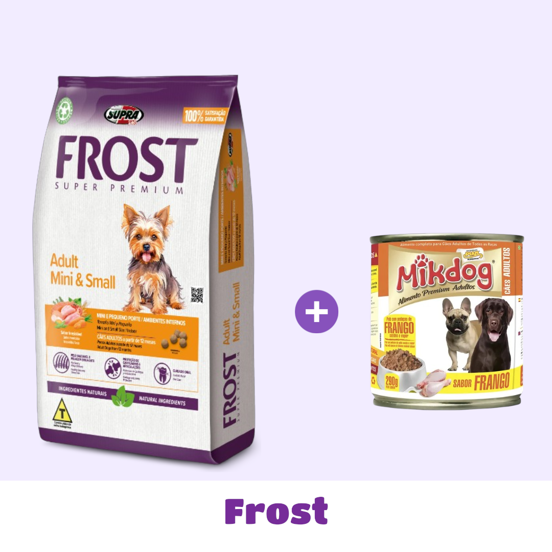 FROST ADULTO RAZAS PEQUEÑAS 10 KG + PATÉ DE 🎁