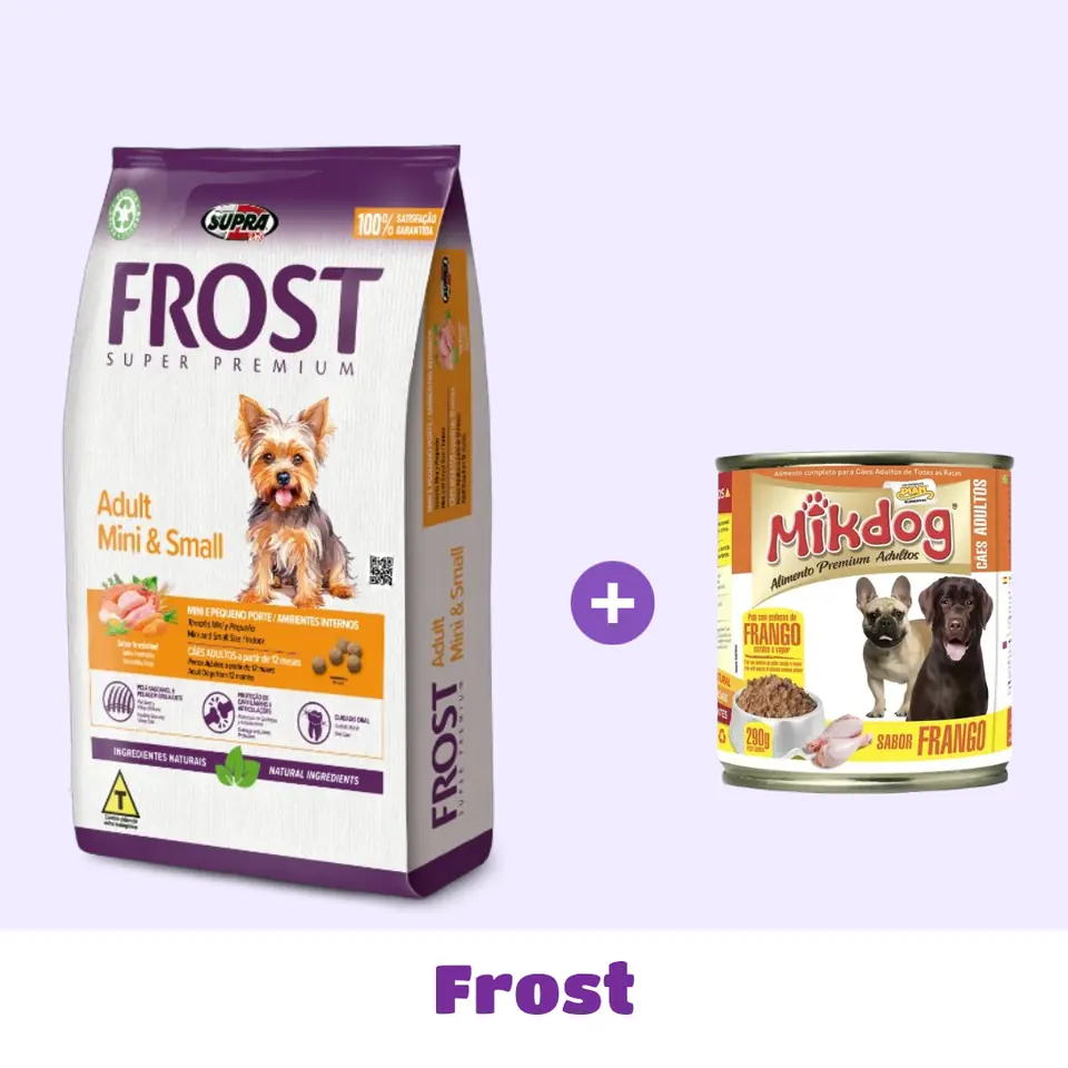 FROST ADULTO RAZAS PEQUEÑAS 10 KG + PATÉ DE 🎁