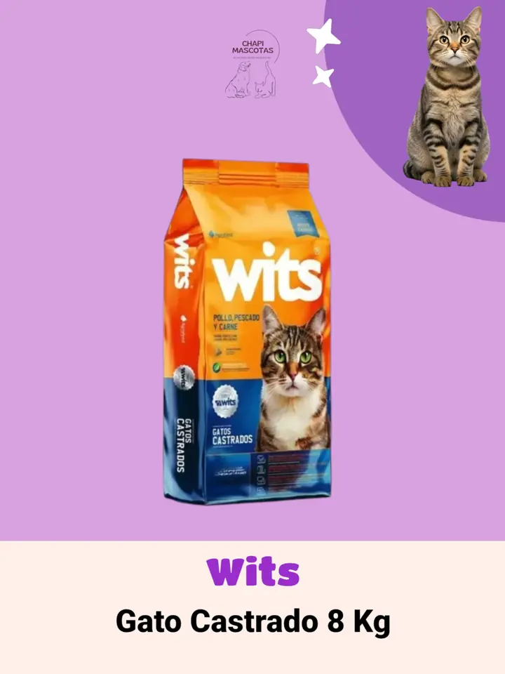 WITS GATO CASTRADO 8 KG
