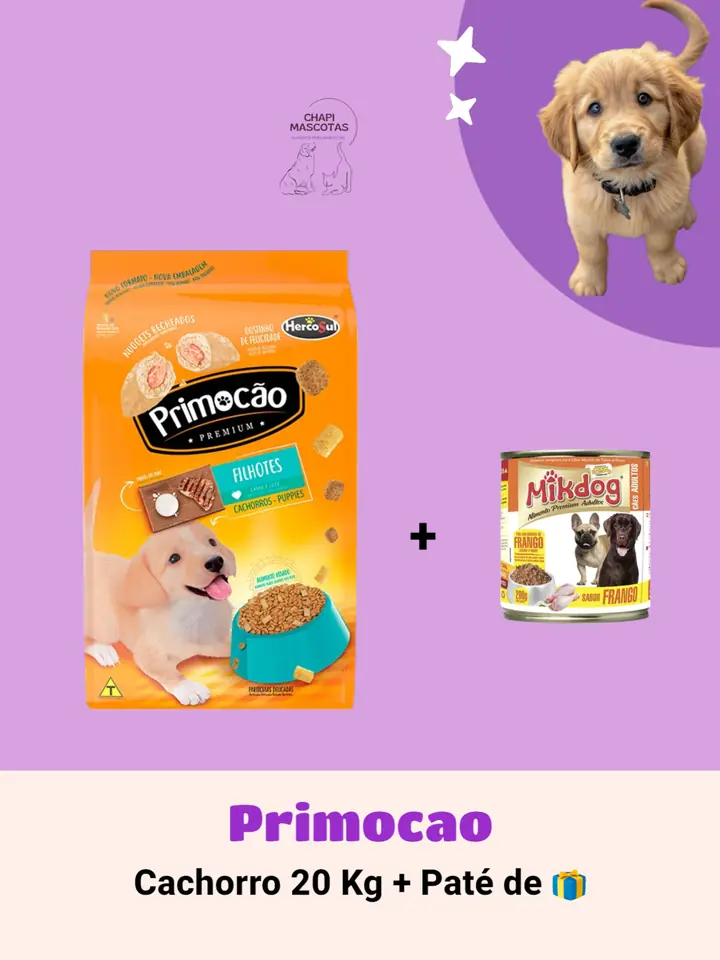 PRIMOCAO CACHORRO 20 KG