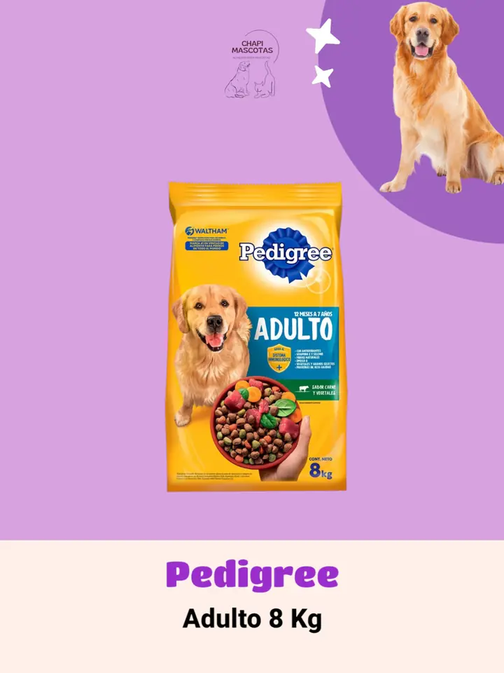 PEDIGREE ADULTO 8 KG