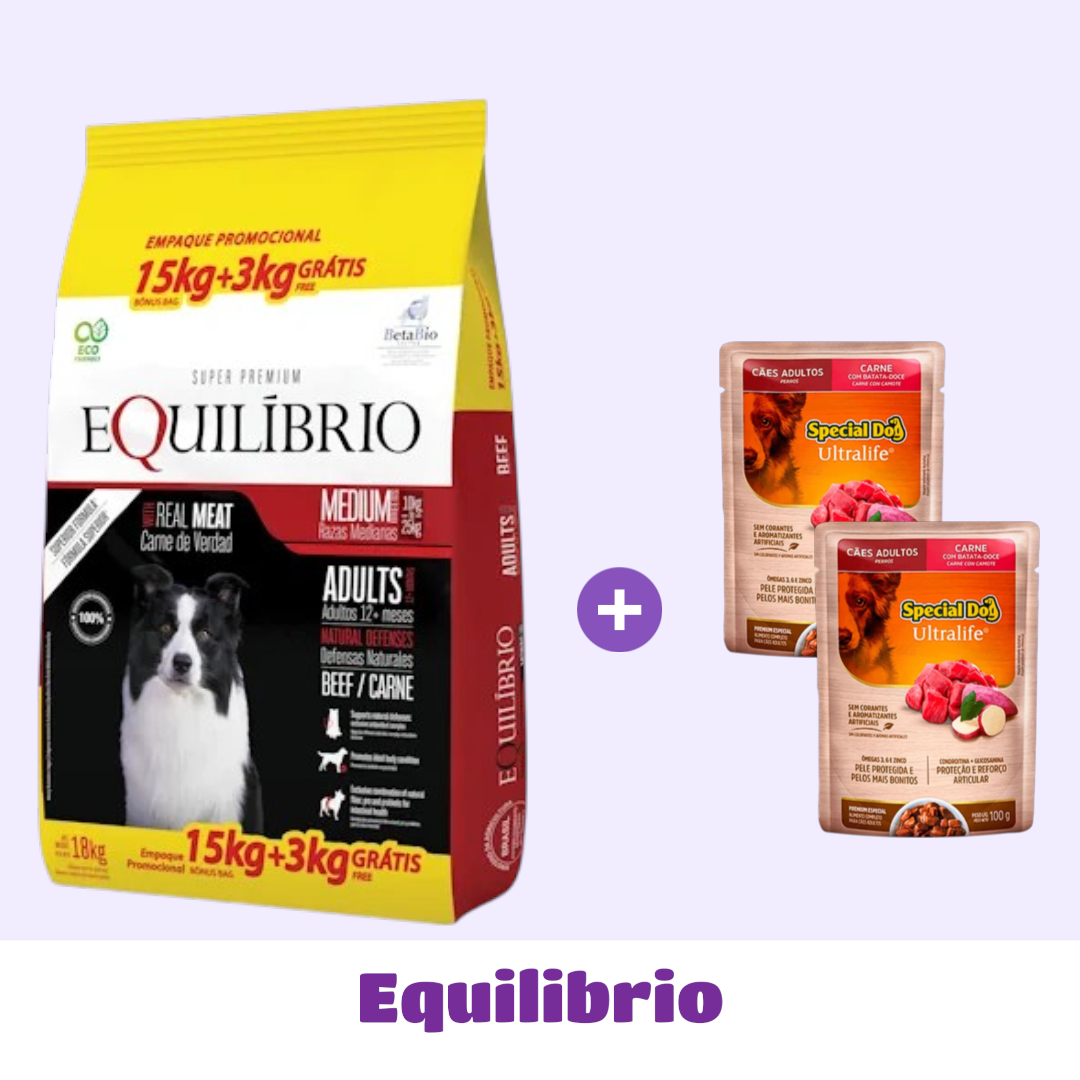 EQUILIBRIO RAZAS MEDIANAS 15+3 KG + SALSAS DE 🎁