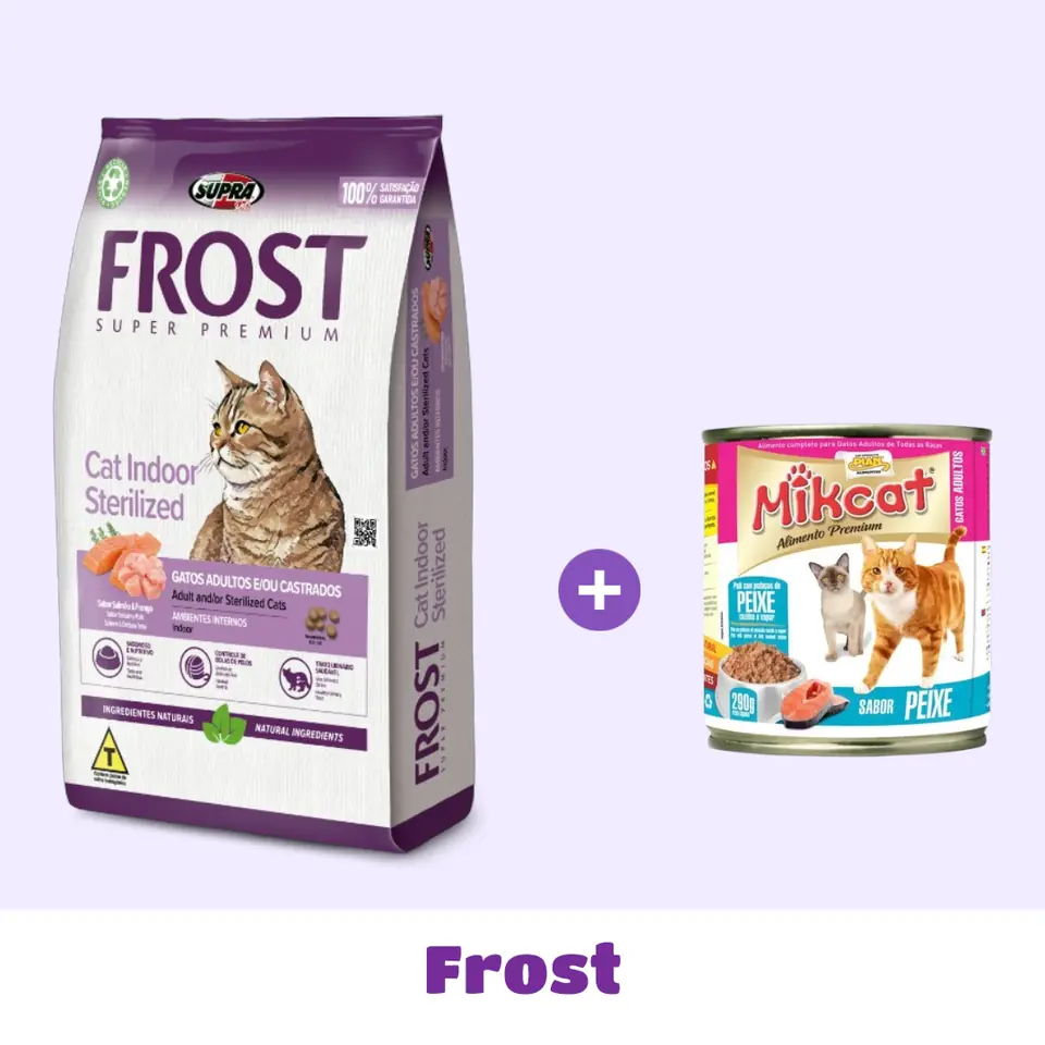 FROST GATO 8,5 + SNACK DE 🎁
