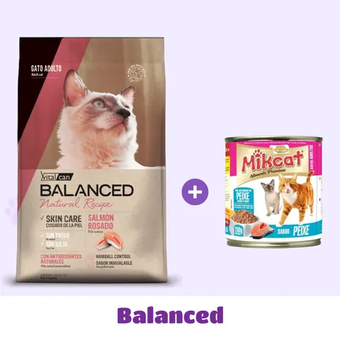 BALANCED GATO ( SALMÓN ) 7.5 + 1.5 KG + PATÉ