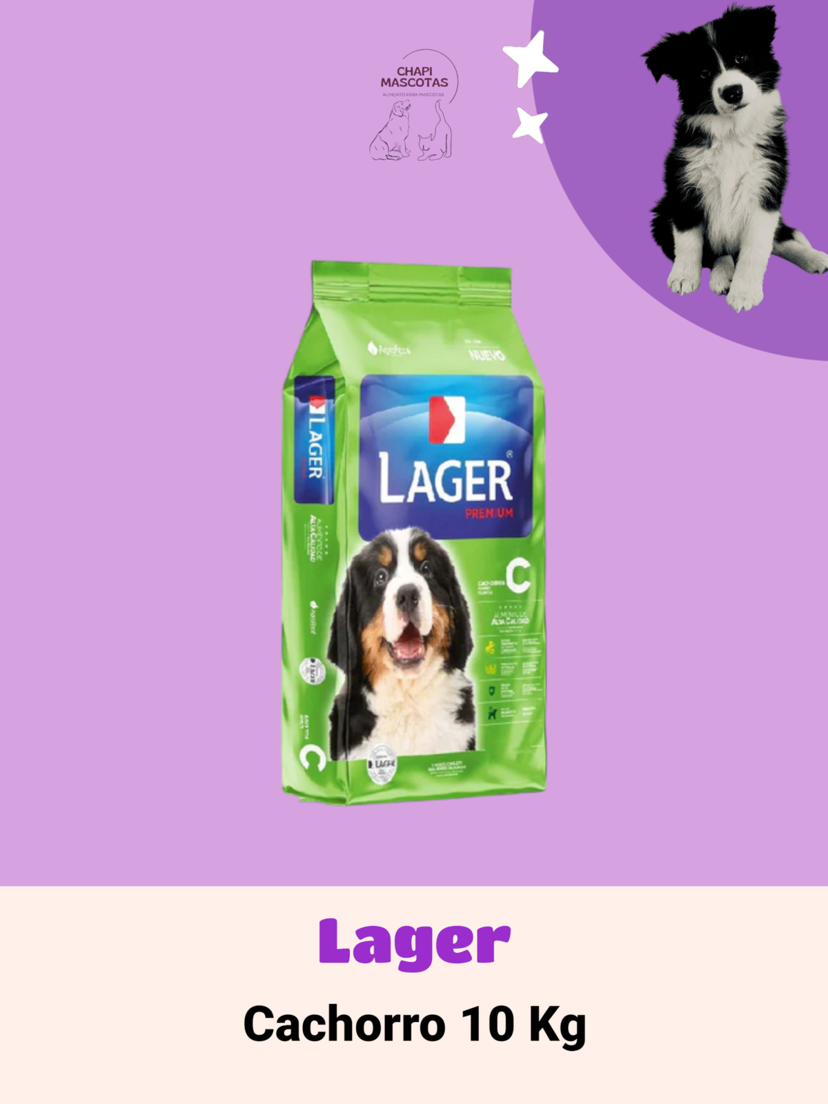 LAGER CACHORRO 10 KG