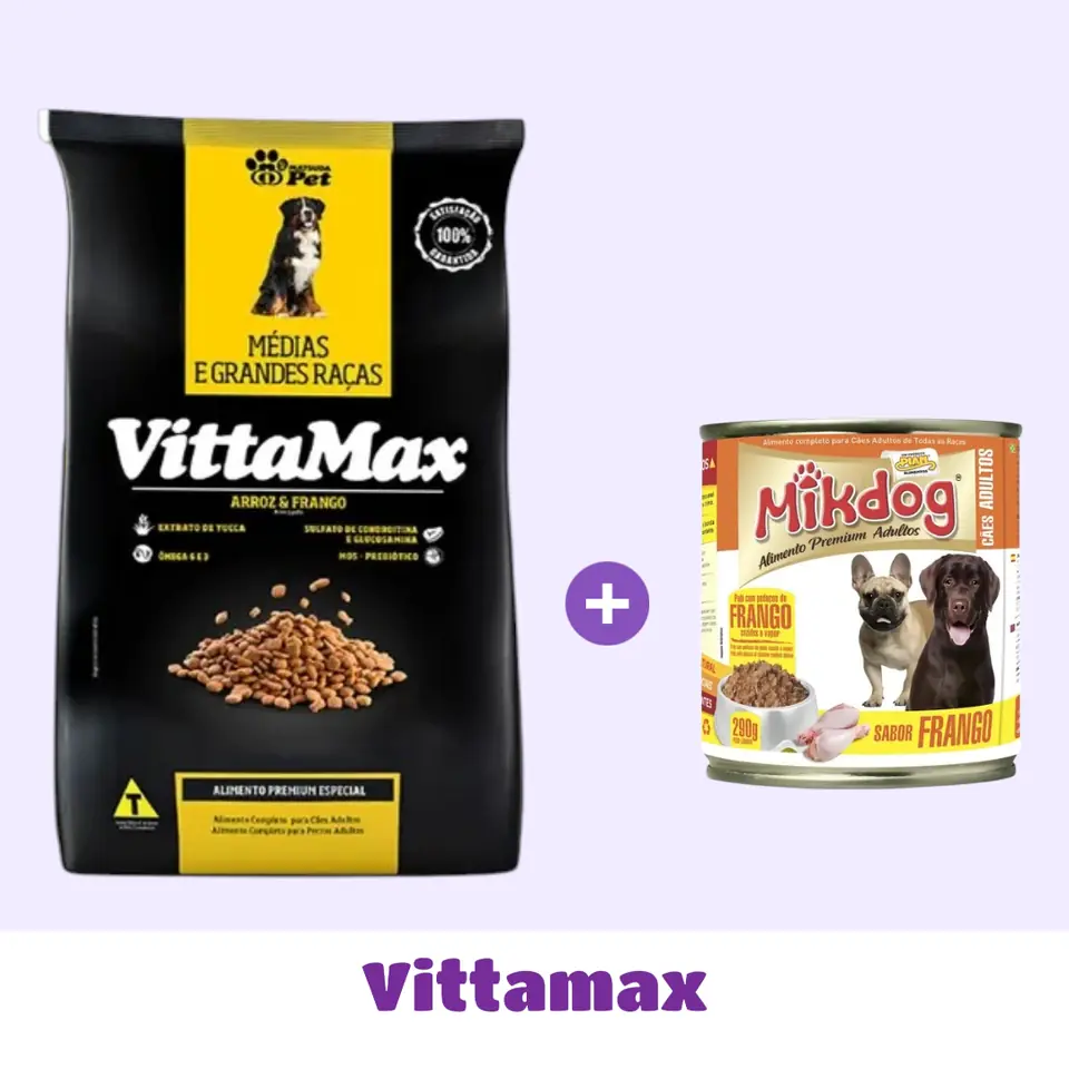 VITTAMAX ADULTO 25 KG + SNACK 🎁