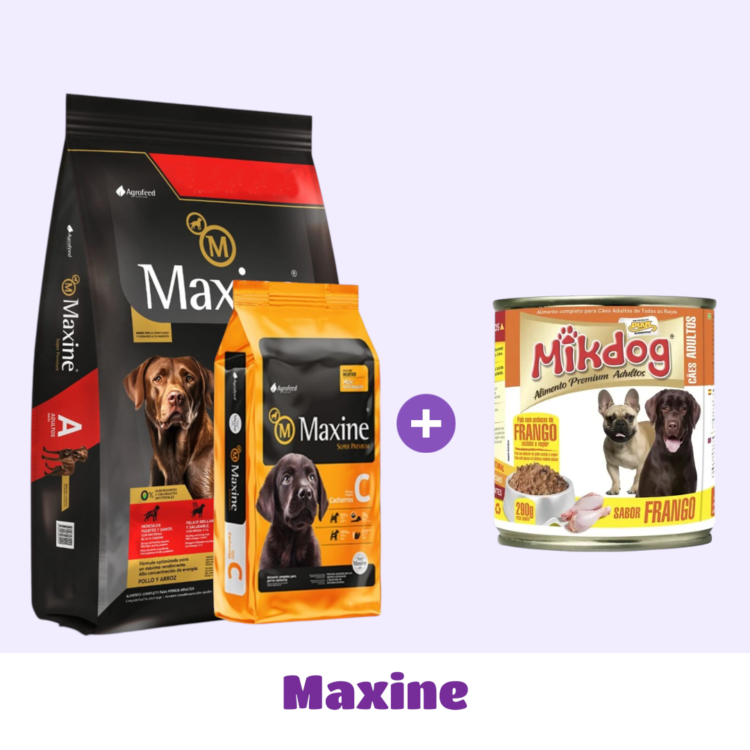 MAXINE ADULTO 21 KG + CACHORRO 7,5 KG