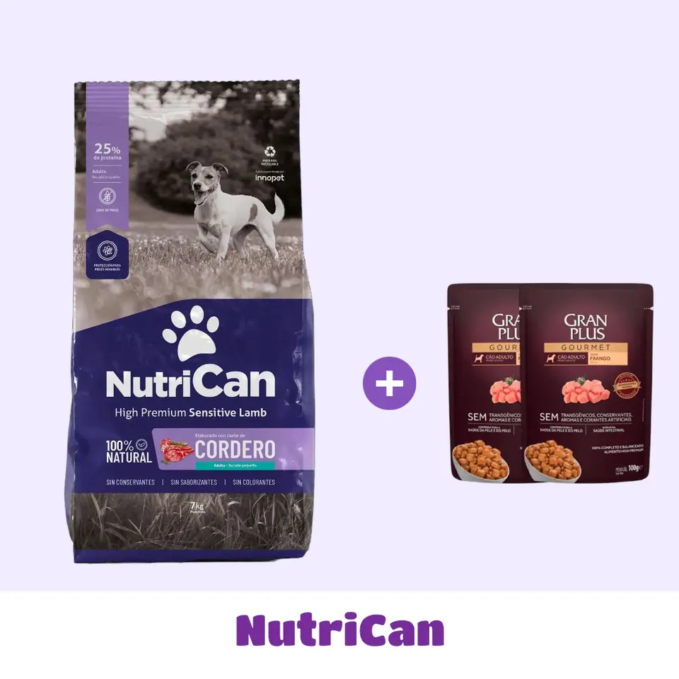 NUTRICAN CORDERO RAZAS PEQUEÑAS 7 KG