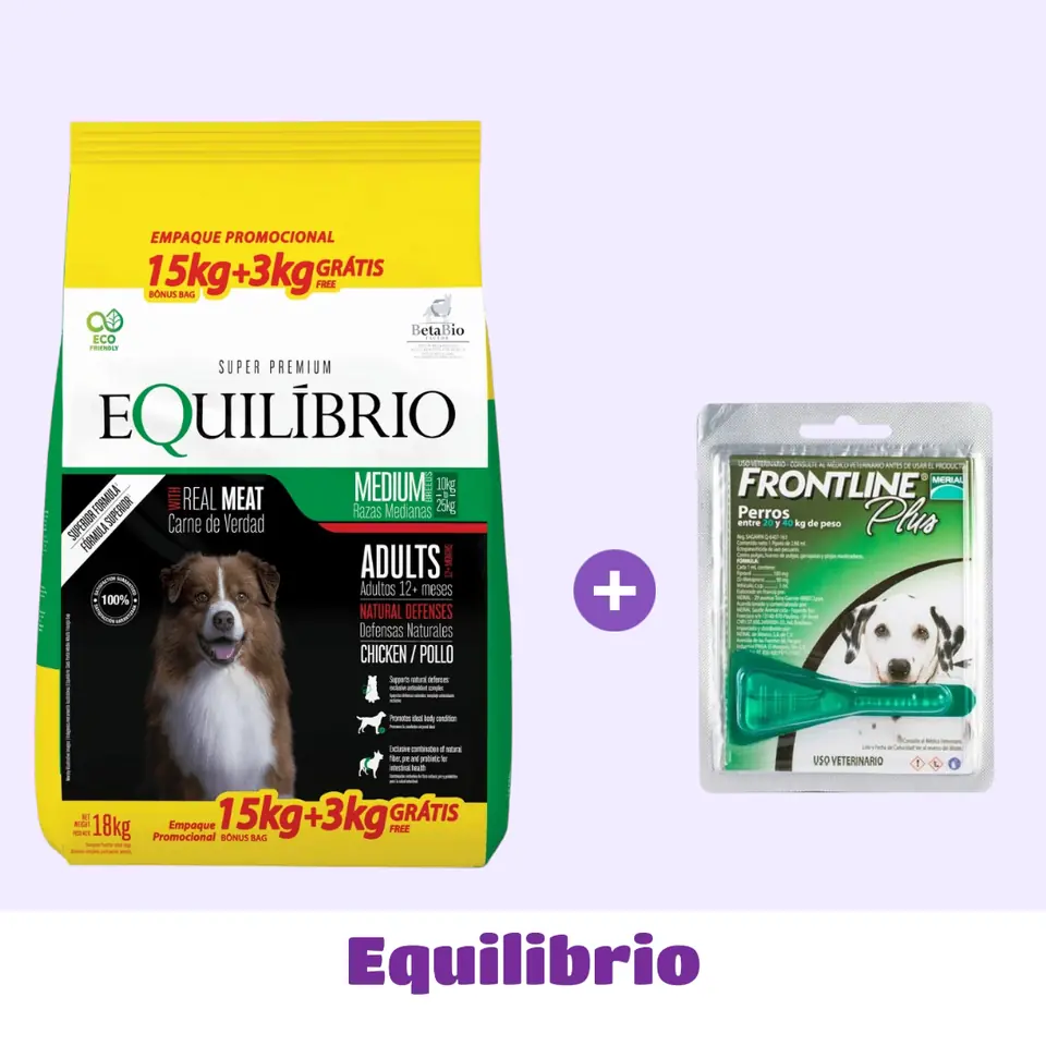 EQUILIBRIO ADULTO 15+3 KG + PIPETA