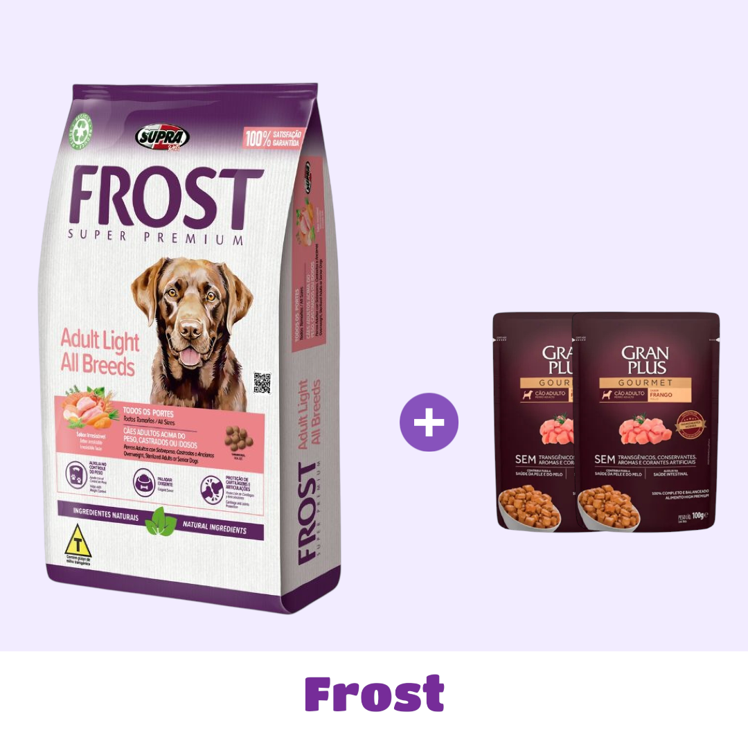 FROST LIGHT 15 KG + SNACK DE 🎁