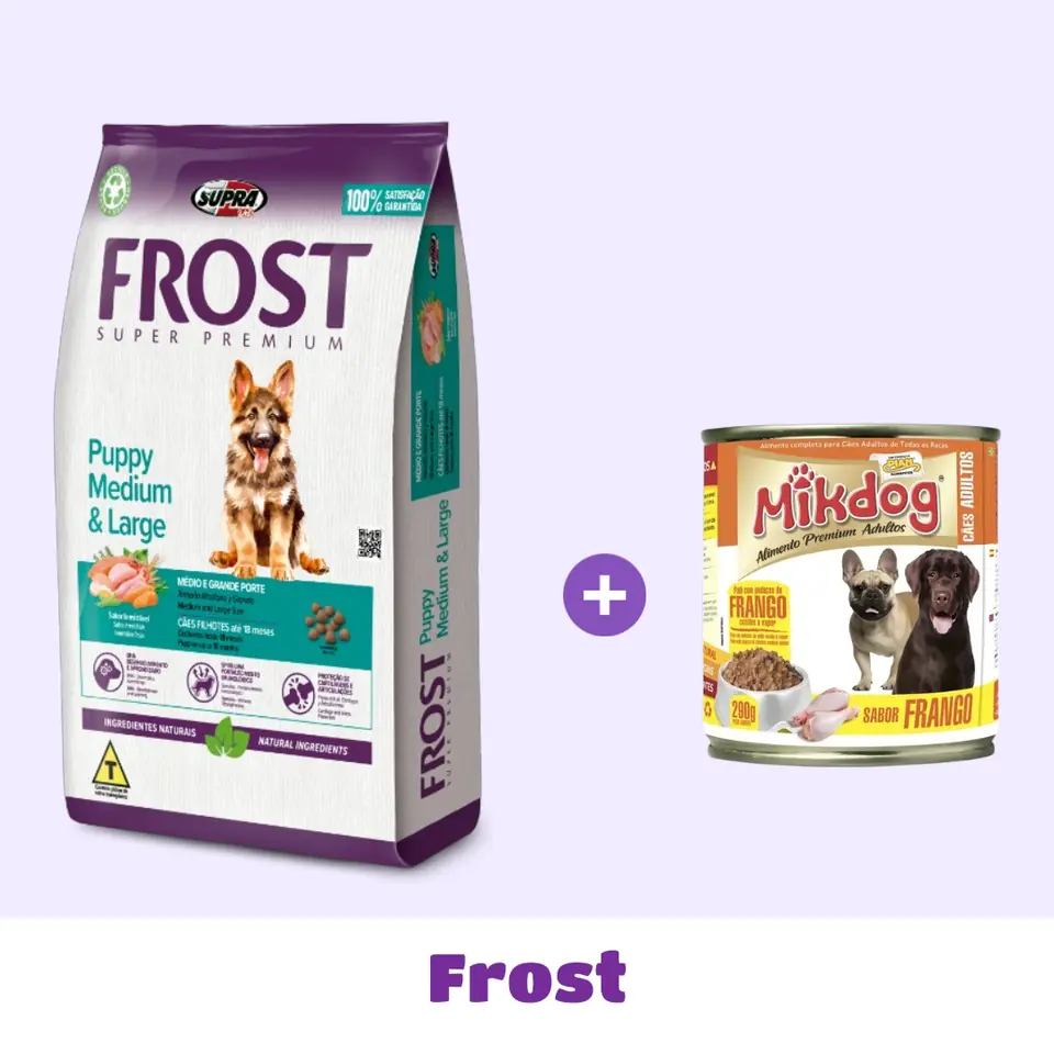 FROST CACHORRO 15+2 KG + SNACK DE 🎁