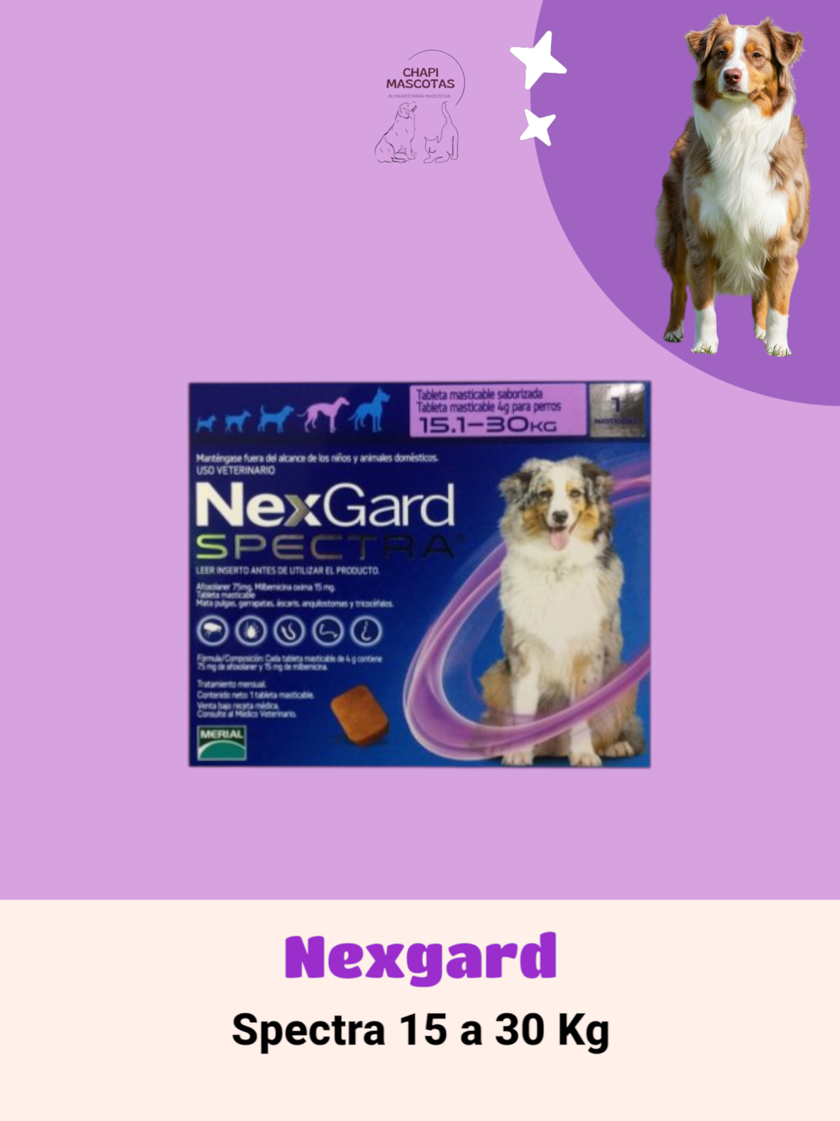 NEXGARD SPECTRA 15 A 30 KG