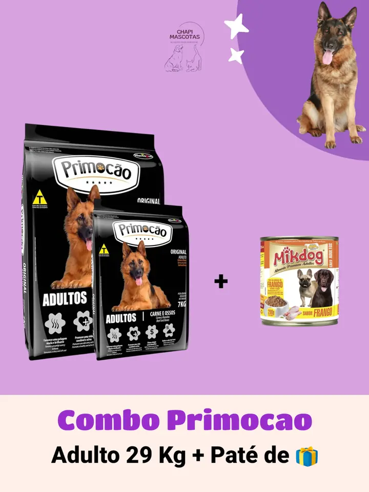 COMBO PRIMOCAO 22+7 KG