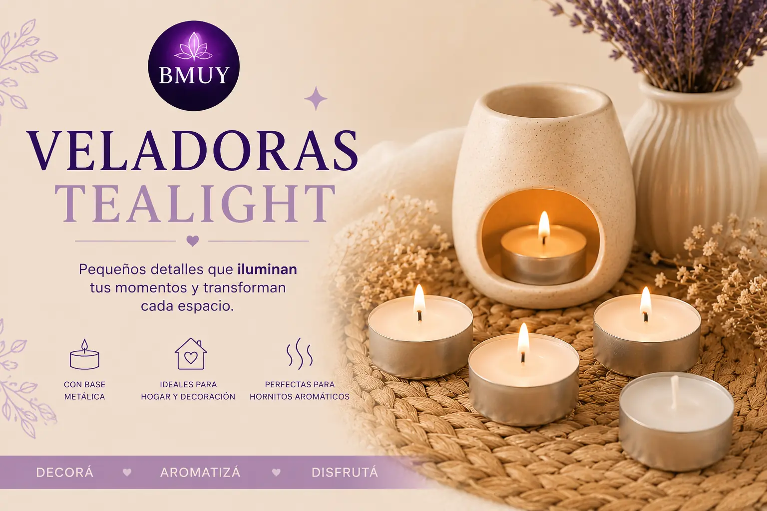 Veladoras Tealight