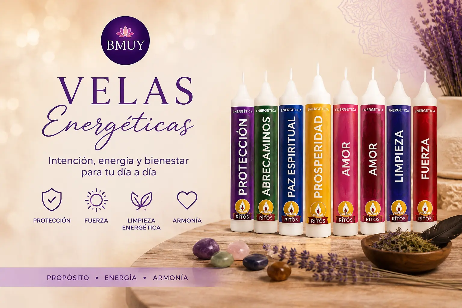 Velas energéticas