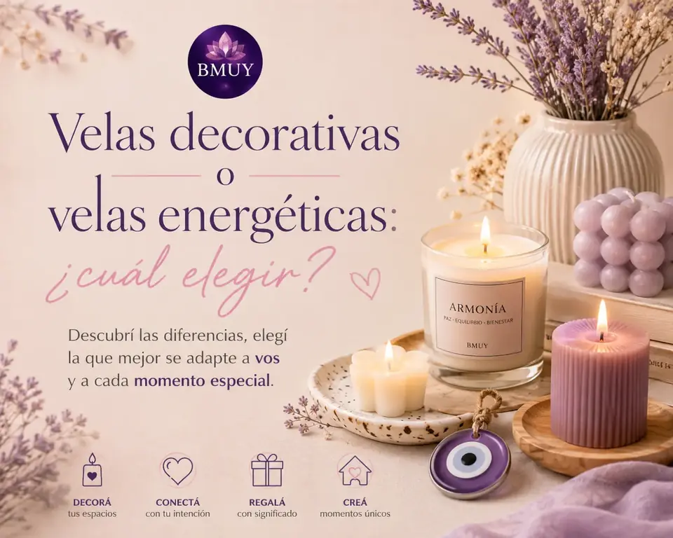 Velas decorativas o velas energéticas: ¿cuál elegir?