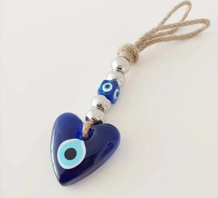 Colgante Decorativo Ojo Turco Corazón
