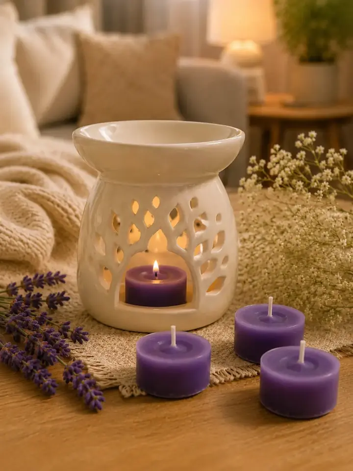 Veladora Aromática Lavanda x12