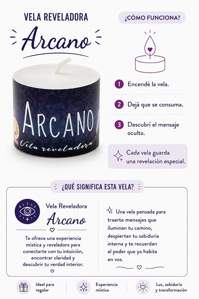 Velita reveladora Arcano