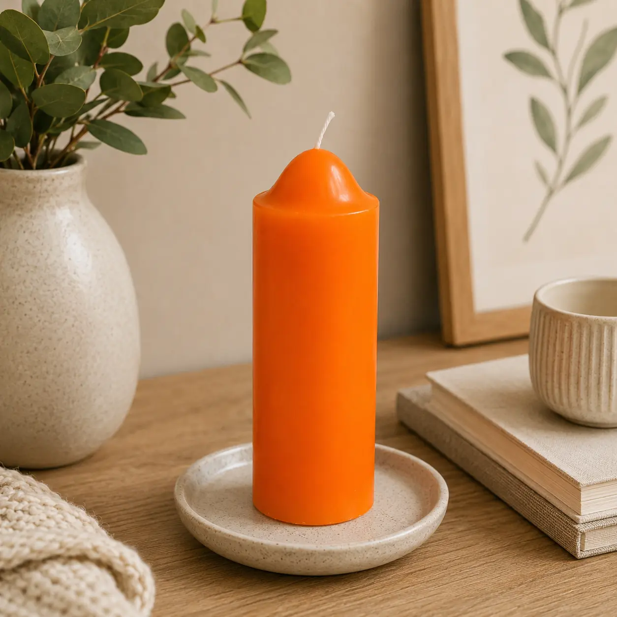Veloncito Pilar mediano 4x10cm Naranja
