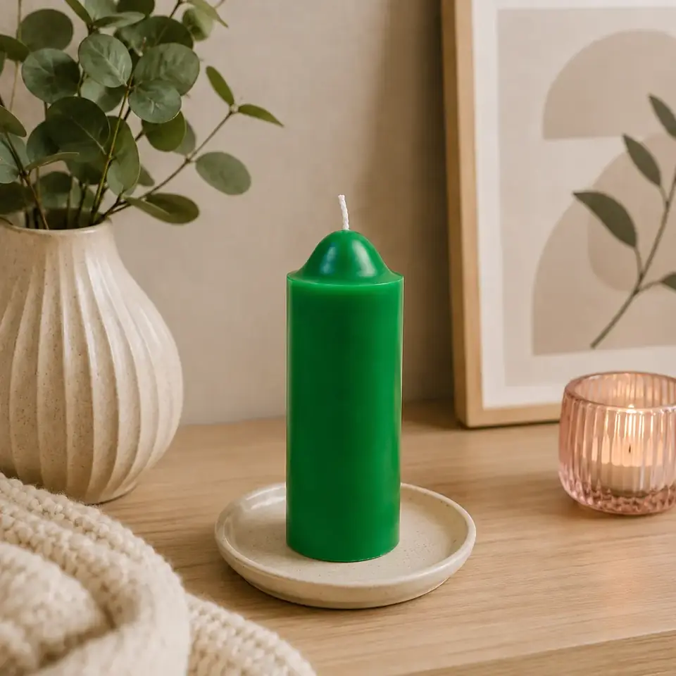 Veloncito Pilar mediano 4x10cm Verde