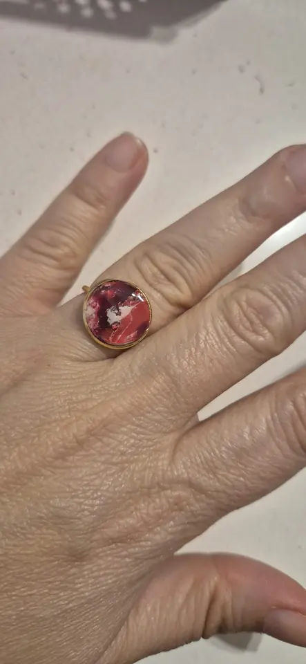 Anillo Agata Roja