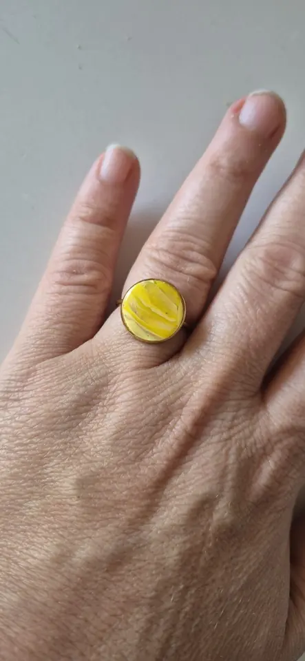 Anillo Ágata Amarilla